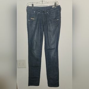 🇮🇹Diesel Women's Clush Dark Wash‎ Skinny Jeans Made in Italy Size 27x30